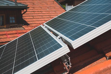 Photovoltaikmodul auf Hausdach