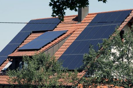 Photovoltaikanlage auf einem Dach