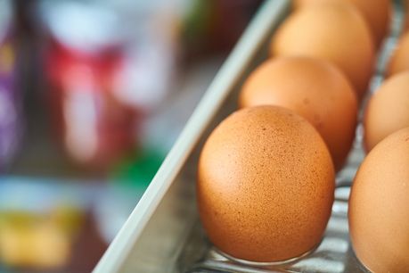 Eier im Kühlschrank