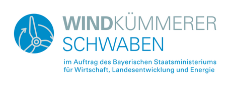 Blaues Windkümmerer-Logo Schwaben