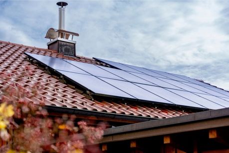 Solaranlage auf einem Haus