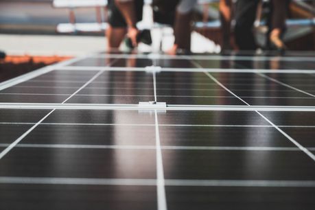 Solarzellen einer Photovoltaik-Anlage
