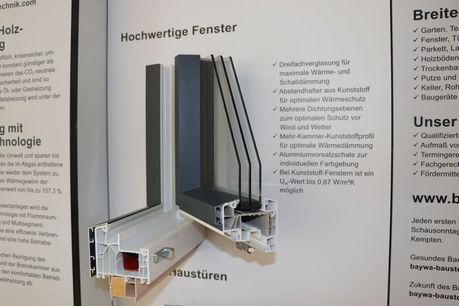 Fensterrahmen Innenleben