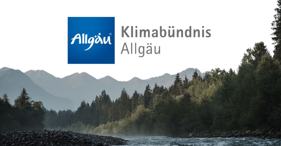Allgäuer Landschaft - © Allgäu GmbH - Matthias Wendling Logo Klimabündnis Allgäu